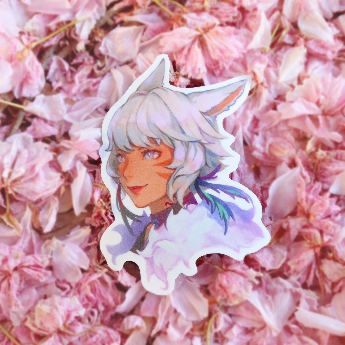 Y'shtola Portrait- 3" Vinyl Sticker