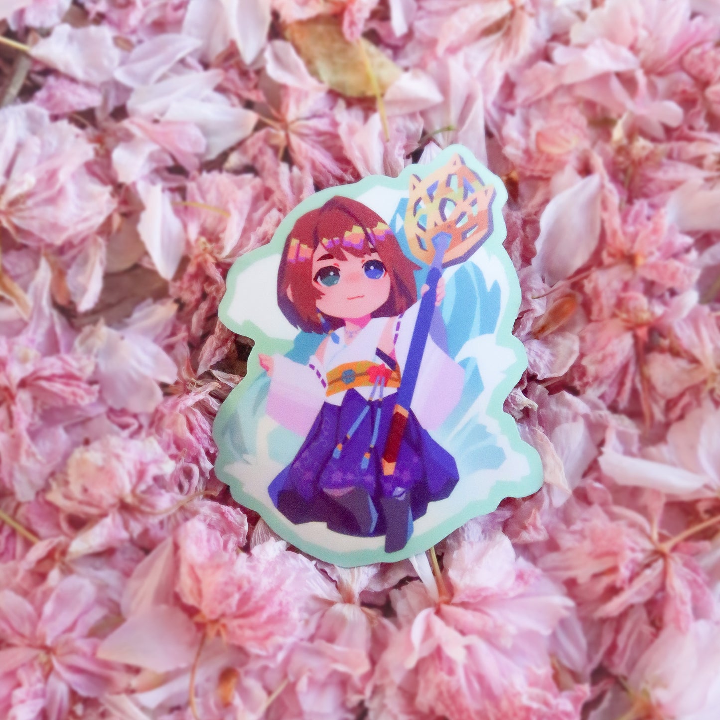 Yuna (Final Fantasy X)- 3" Vinyl Sticker