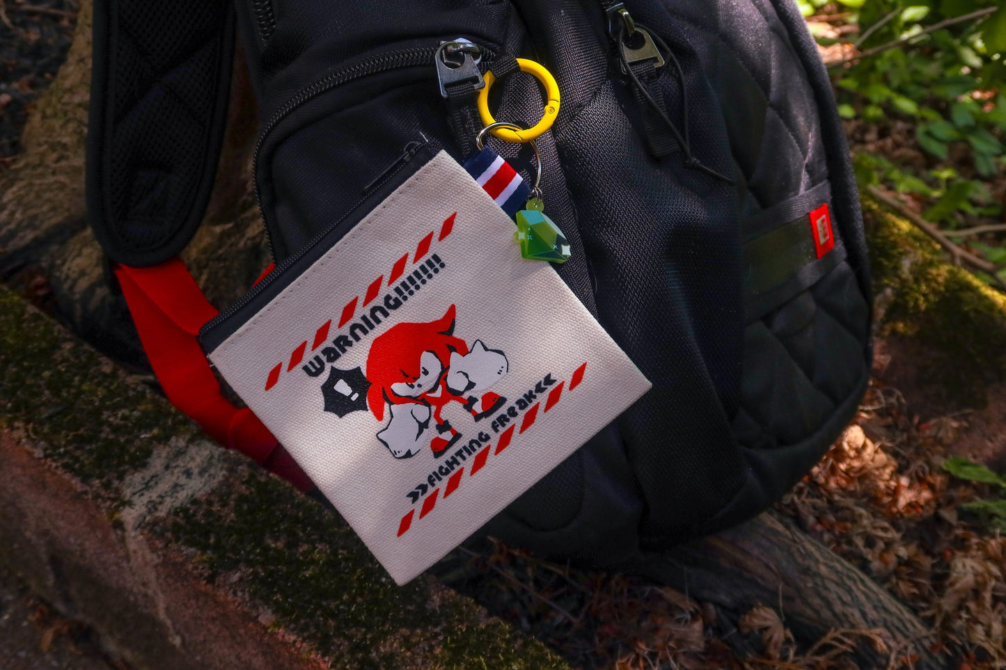 Shadow & Knuckles Zipper Pouch