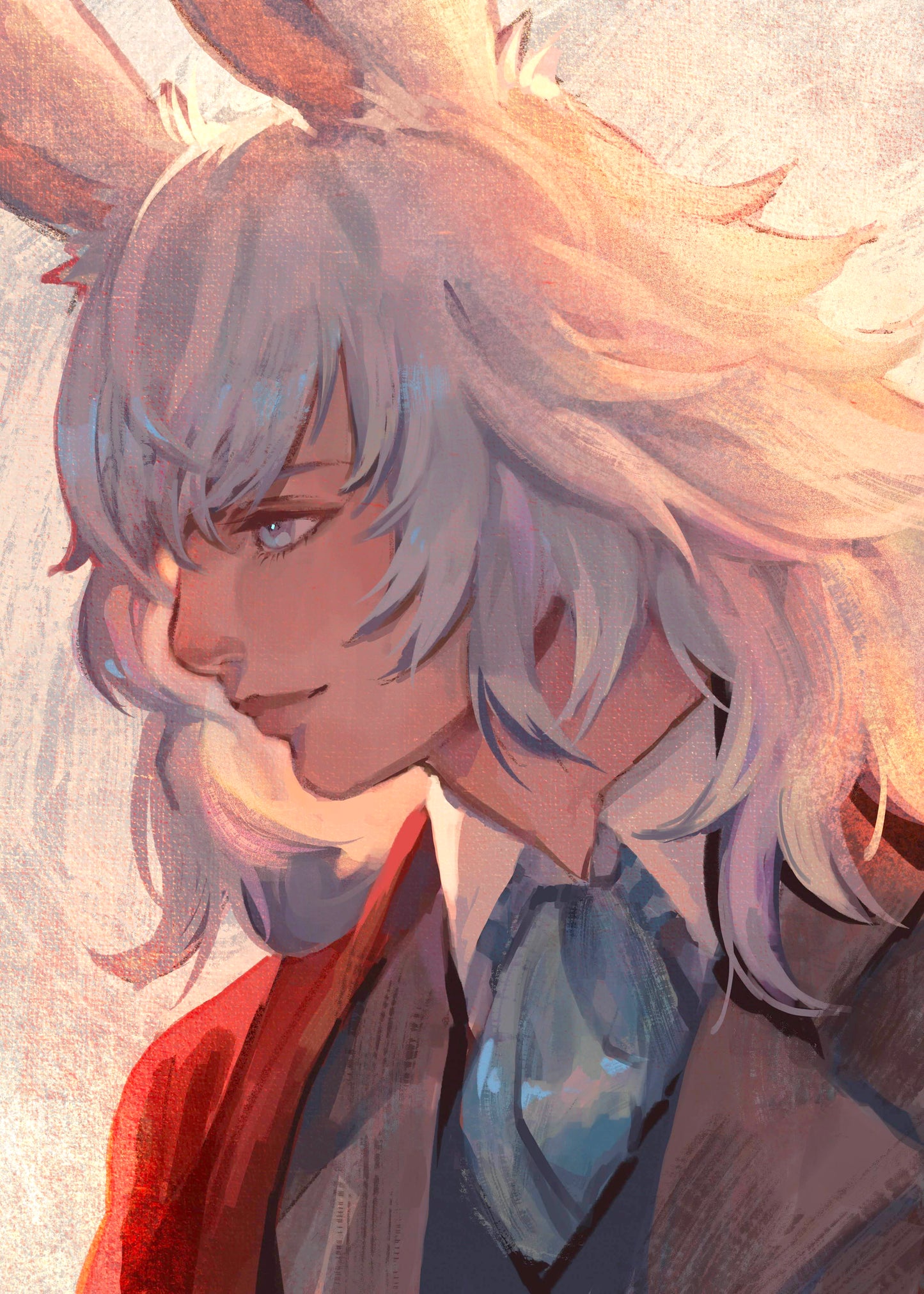 FFXIV Lyna Portrait Print