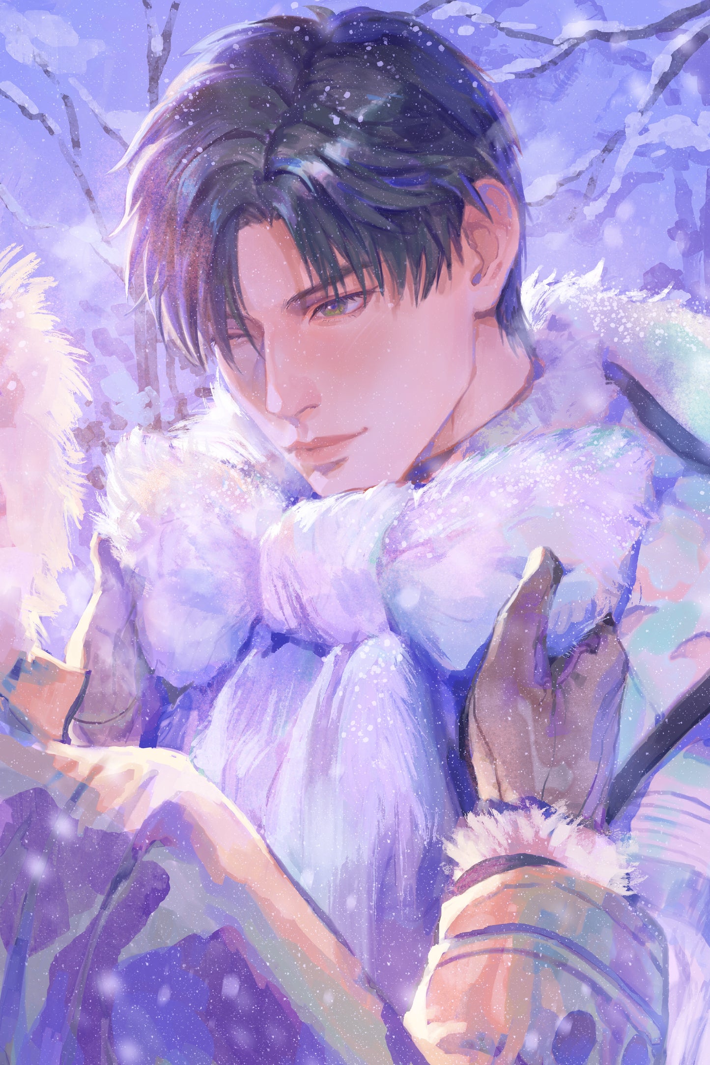 LADS Snowy Zayne Print