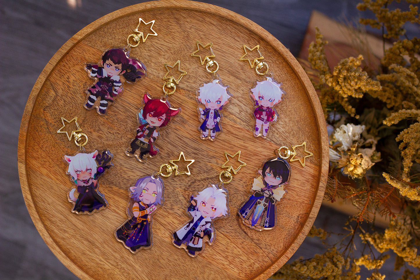 FFXIV Character Acrylic Keychains