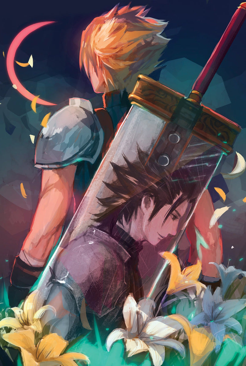 FFVII- Cloud & Zack Print