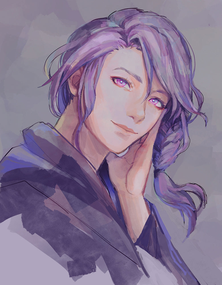 FFXIV- Hythlodaeus Portrait Print (Mini Size - 6x9)