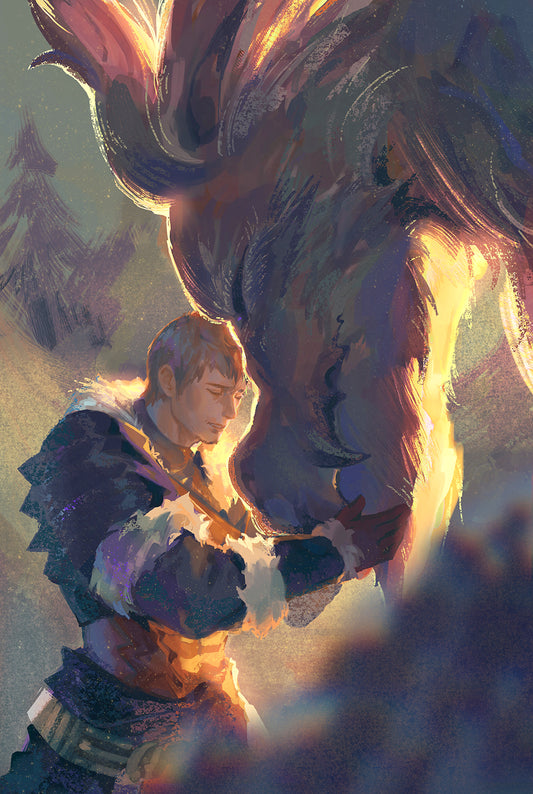 FFXIV Ardbert & Seto Print