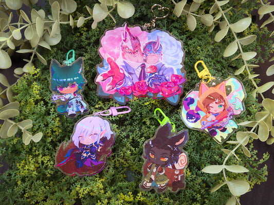 FFXIV Dawntrail Character Acrylic Keychains