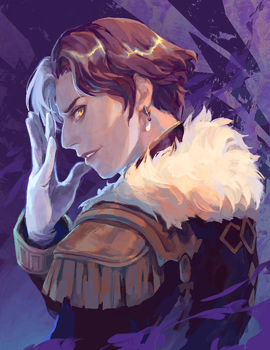 FFXIV- Emet-Selch Portrait Print (Mini Print - 6x9)