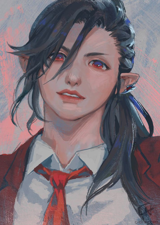 FFXIV Hilda Portrait Print