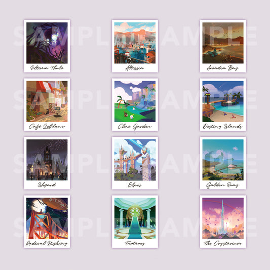 Destination Polaroid Prints (Various Games)