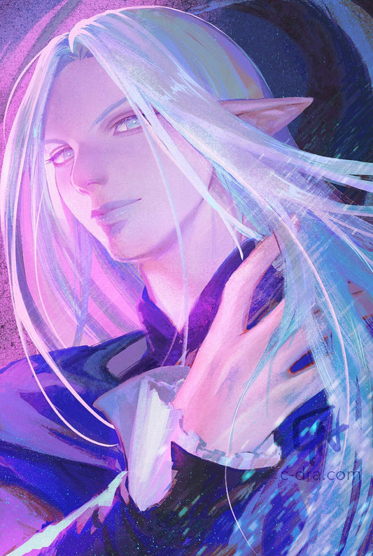 FFXIV Ysayle Portrait Print