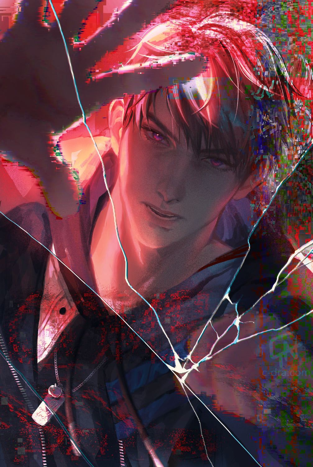 LADS Broken Glass Caleb Print