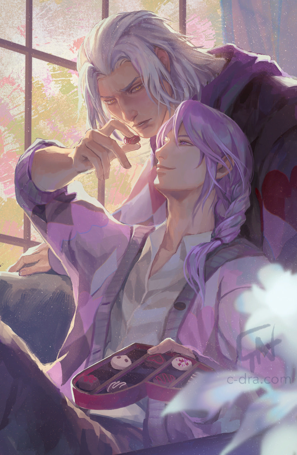 FFXIV Hades & Hythlodaeus Valentione Print