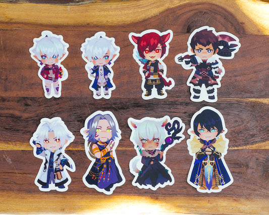 FFXIV Character Vinyl Stickers
