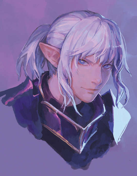 FFXIV- Estinien Portrait Print (Mini Print - 6x9)